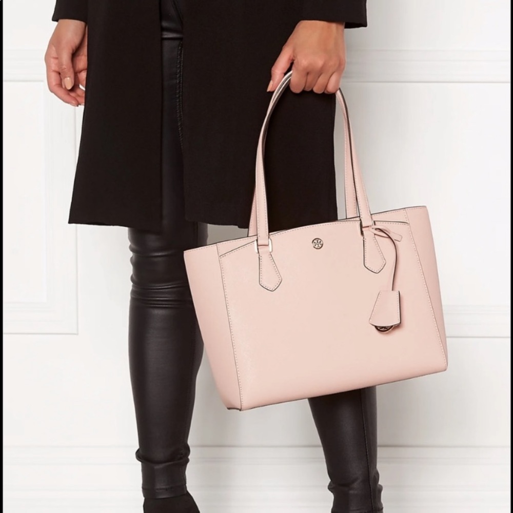 Tory Burch Robinson Small Tote Shell Pink